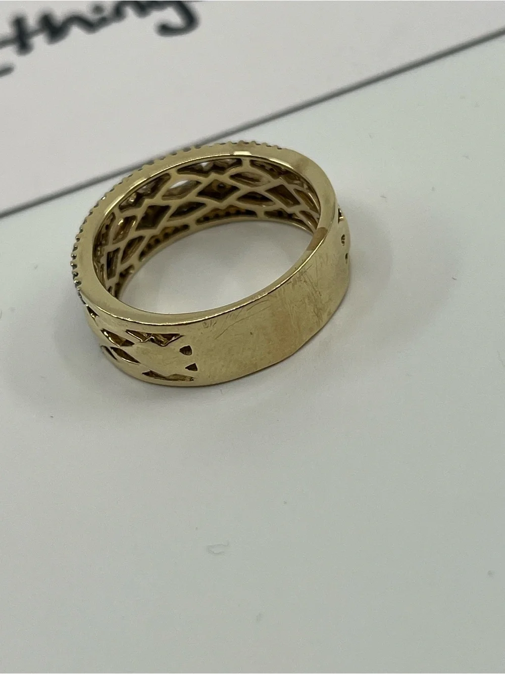 10K Gold Men’s Ring 0.35 CT Natural Diamonds Size 10 6.27g HELZBERG DIAMONDS